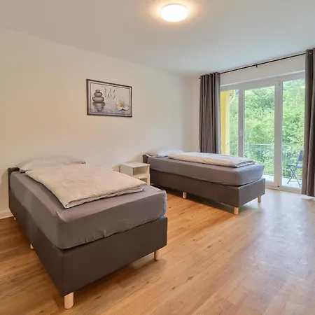 Monteurwohnungen In - Parkplatz - Einzelbetten - Waschmaschine Und Trockner Apartmán *