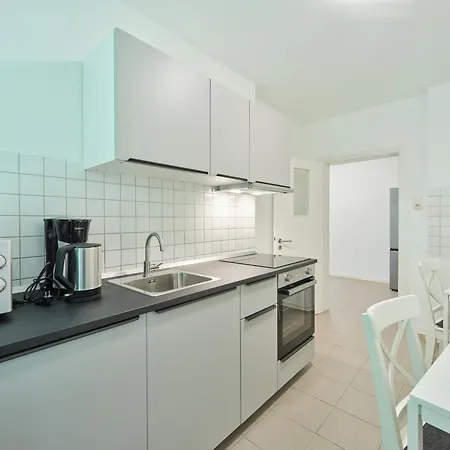 Monteurwohnungen In - Parkplatz - Einzelbetten - Waschmaschine Und Trockner 아파트