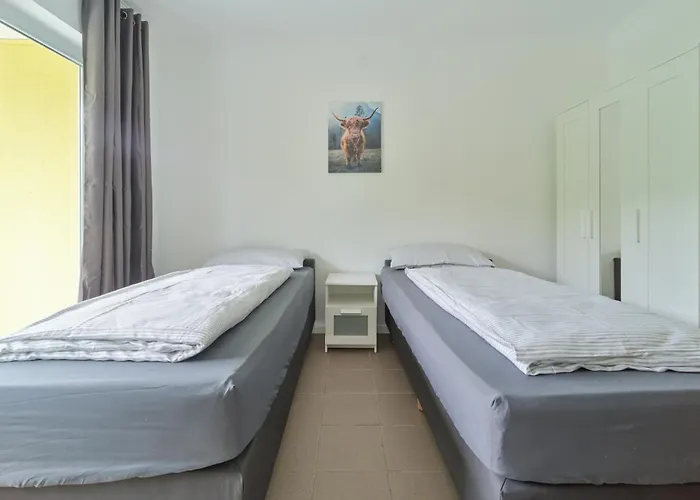 Apartamento Monteurwohnungen In - Parkplatz - Einzelbetten - Waschmaschine Und Trockner *