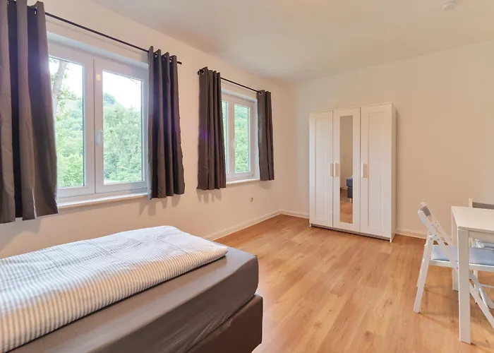 Apartmán Monteurwohnungen In - Parkplatz - Einzelbetten - Waschmaschine Und Trockner *